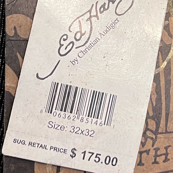 Men’s NWT Ed Hardy Long Denim Shorts - Picture 9 of 9